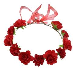 Braut Für Hochzeit Blumen Stirnbänder Braut Blumen Stirnbänder Frauen Blumengirlanden Haarkranz Blumenkranz Stirnbänder von ZSYTF