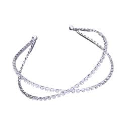 Haarband Verziert Mit Glitzernden Diamanten Modisches Kreuzförmiges Haarband Accessoire Für Den Täglichen Gebrauch Date Party Luxuriöses Haarband von ZSYTF