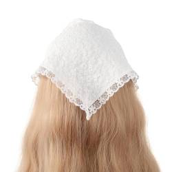 Spitzen Kopftuch Für Frauen Und Mädchen Turbane Bandana Ethnische Dekore Stirnband Für Frauen Kopfbedeckung Elegante Kopfbedeckung Haardekorationen Für Frauen Und Mädchen von ZSYTF