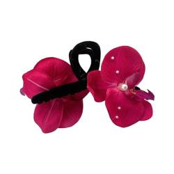 ZSYTF Weiche Schmetterlings Blumen Haarspange Für Frauen Und Mädchen Modische Und Vielseitige Kopfbedeckung Haarspangen Haar Accessoire Modischer Damen Braut Haarschmuck von ZSYTF