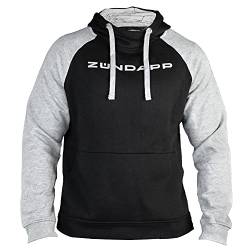 ZÜNDAPP Hoodie mit Logo Pullover Damen Herren mit Print Kapuze Pulli Retro Kapuzenpullover Kapuzenpulli Unisex (L) von ZÜNDAPP