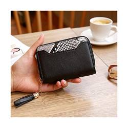 ZUMAHA Neu Organ Wallet Female Leather Card Case Multifunktions-Brieftasche Mini Lady Geldbörsen mit Reißverschlusstasche Organisiert und leicht zugänglich Portemonnaie von ZUMAHA