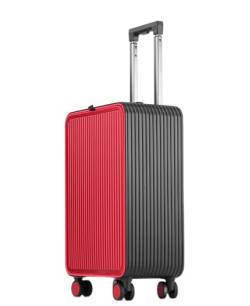 ZUMAHA Neue Neuer Luxus-Mode-Koffer, komplett aus Aluminium, Reise-Rollgepäck, multifunktionale Partition, Spinner, Trolley-Koffer Handgepäck von ZUMAHA