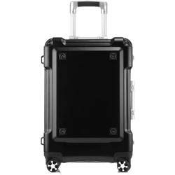 ZUMAHA Reisekoffer Business-Koffer, Hartschalen-Handgepäck mit Aluminiumrahmen, Koffer ohne Reißverschluss, TSA-Zahlenschloss Dauerhaft von ZUMAHA
