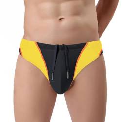 ZUOLAIYIN Badehose Herren Badeslip Sexy Badeshorts mit Kordelzug Schwimmhose Kurze Strandhosen von ZUOLAIYIN