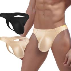 ZUOLAIYIN G String Herren String Tanga Herren-Strings Männer Tanga für Großer Beutel Schwarz Sexy Unterwäsche Rot Flieder von ZUOLAIYIN