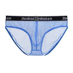 ZUOLAIYIN Herren Slip Durchsichtig Herren-Slips mit Großen Beutel Sexy Mann Unterhosen Männer Transparent Unterwäsche Slips Sheer See Through Extrem dünn von ZUOLAIYIN