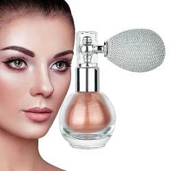 Highlighter-Puderspray,Ganzkörper-Glitzerpuderspray für Haare, Gesicht und Beine | Schönheitsprodukte für junge Mädchen für Zuhause, Arbeit, Treffen, Einkaufen, Dating, Reisen Zurego von ZUREGO