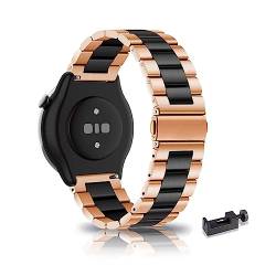 Metall Armband Für Amazfit GTR Mini Armband Metall Frauen Männer, Metallarmband Edelstahl für Männer Kompatibel mit Amazfit GTR Mini (P) von ZUREGO