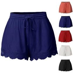 ZWDC Short, Kurze Hosen Mädchen 164, 7 8 Hosen Damen Sommer, Hot Pants, Short Damen, Damen Hosen Sommer, Shorts Damen von ZWDC