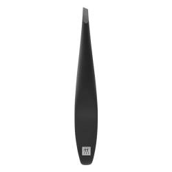 ZWILLING Profi Pinzette Augenbrauenpinzette aus Edelstahl Abgeschrägter Haarzupfer, Carbon Matt, Premium, Schwarz von ZWILLING