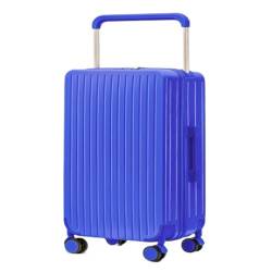 ZXHNB Trolley-Koffer Koffer Trolley Koffer Universal Wheel Koffer Passwort Box Boarding Koffer Koffer for Männer Und Frauen Reisekoffer (Color : Blue, Size : A) von ZXHNB