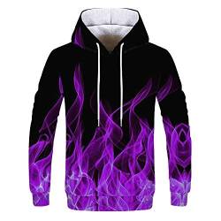 ZXTDD Print Kapuzenpullover 3D Hoodie Männer Und Frauen Kette Sweatshirt Farbverlauf Hoodie Männer Einfarbige Hoodie Regenbogen Top-11_L. von ZXTDD