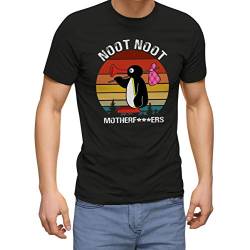 Noot Noot Retro Motherf Schwarz Herren T-Shirt Size M von ZYDUVA