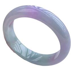 ZYOQYG Jade Armreif Armband Für Frauen Lila Grüne Mode Armband Bringt Glück Und Schönheit (64) von ZYOQYG