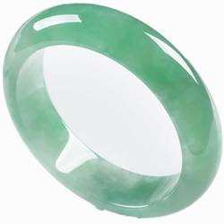 ZYOQYG Jade Armreif Armband Für Frauen Mädchen Eis Grün Farbige Transparent Jade Armband Geschenk Für Tochter (54) von ZYOQYG