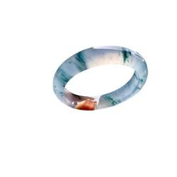 ZYOQYG Jade Armreif Armband für Frauen Mädchen Die grüne schwimmende Blume Jade Armband Geschenk für Mutter (54) von ZYOQYG