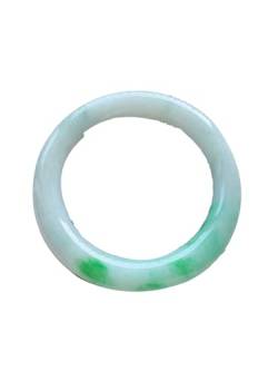 ZYOQYG Jade Armreif Armband für Frauen Schöne grüne Runde Armband Geschenk für Frau und Freunde (56) von ZYOQYG