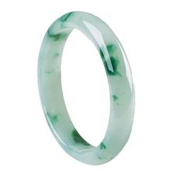 ZYOQYG Natürliche Jade Armreif Armband Für Frauen Mädchen Grün Flattering Jade Armband Geschenk Für Mama (56) von ZYOQYG