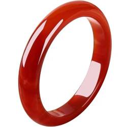 ZYOQYG Natürlicher Edelstein Jade Armreif Für Frauen, Chinesisches Rotes Eis-jade-achat-armband (54) von ZYOQYG