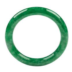 ZYOQYG Natürlicher Jade Armreif Armband Damen Echte Ice Emperor Grün Runde Jade Transparent Jade Armband (55) von ZYOQYG