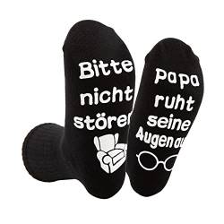 Papa Geschenk Weihnachten Geschenke für Papa Väter Socken Anti-Rutsch 43-46 Papa Geschenke Geburtstag von Tochter Vater Geschenke Weihnachten Vatertag Herren Geschenk für Papa Weihnachtsgeschenke von ZYXTLY