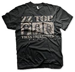 ZZ Top Offizielles Lizenzprodukt Tres Hombres Herren T-Shirt (Schwarz), Small von ZZ Top