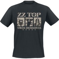 ZZ Top T-Shirt - Tres hombres - M bis XXL - für Männer - Größe L - schwarz  - Lizenziertes Merchandise! von ZZ Top
