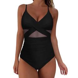 ZZHZGZ Badeanzug Damen Sexy Push Up Monokini Damen Sexy Bademode Damen Sport Push Up Badeanzug Damen Badeanzug mit Schulterfrei-Top von ZZHZGZ