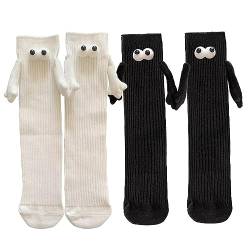 ZZZANA Handsocken für Kinder, Magnetische Socken (Hand in Hand) für Jungen und Mädchen, Baumwollsocken mit Händen von ZZZANA