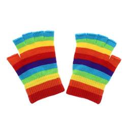 Zac's Alter Ego® - Fingerlose Handschuhe - mehrfarbig/mit Streifen in Regenbogenfarben von Zac's Alter Ego