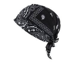 Zac's Alter Ego® Fitted Paisley Print Zandana (Easy Tie Durag/Skull Cap) von Zac's Alter Ego