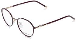 Zadig&Voltaire Damen VZV354 Sonnenbrille, Shiny Rose Gold with Bordeaux Parts, 49 von Zadig&Voltaire