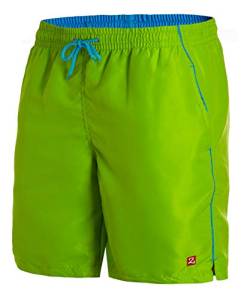 Zagano Adam Lipski Badehose Herren Schwimmhose Herren Badeshorts Badeshort Herren Badehose Herren lang grün Light Green, 5104 Gr.L von Zagano Adam Lipski