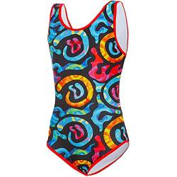 Zagano Badeanzug Mädchen 7003 - badeanzüge für Mädchen -swimsuite for Girls - Bademode für Mädchen, Badeanzug Kinder UV-beständig Schwimmanzug Kinder rot blau orange Gr. 122 von Zagano Adam Lipski