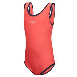 Zagano Badeanzug Mädchen - badeanzüge für Mädchen -swimsuite for Girls - Bademode für Mädchen, Badeanzug Kinder UV-beständig Schwimmanzug Kinder Coral orange Gr. 164 von Zagano Adam Lipski