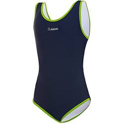 Zagano Badeanzug Mädchen - badeanzüge für Mädchen -swimsuite for Girls - Bademode für Mädchen, Badeanzug Kinder UV-beständig Schwimmanzug Kinder blau Gr. 122 von Zagano Adam Lipski