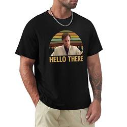 Vintage Hello There Stár Wárs Obi Wan D T-Shirt Funny t Shirts Animal Print Shirt for Boys Summer top T-Shirts for Men Cotton von Zahira