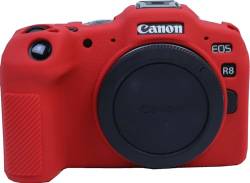 Zakao R8 Hülle, weiche Silikontasche, leicht, schmal, Gummi, schützende Digitalkamera-Schutzhülle für Canon EOS R8 (rot) von Zakao