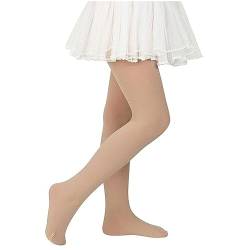 Zando Ballettstrumpfhose Kinder Mädchen Elastisch Strumpfhose Baby Tanzstrumpfhose Anti-Rutsch Atmungsaktiv Farbe 6-9 Jahre (Tag Size L) von Zando