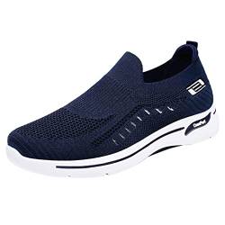 Freizeitschuhe Herren Sneaker Canvas Schuhe Atmungsaktiv Leicht Arbeitsschuhe Leichte Trainers Herren Walkingschuhe Orthopädische Schuhe Herren Bequeme Herren Slipper Breit Turnschuhe von Zannycn