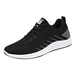 Zannycn Herren Laufschuhe Sneaker Herren Leichtgewichts Barfußschuhe Gehen Laufen Joggen Sports rutschfest Atmungsaktiv Leichtgewichts Trainingsschuhe Sportschuhe Plate Schuhe von Zannycn