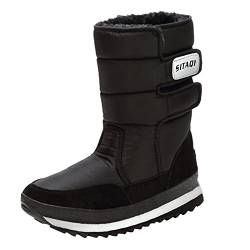 Zannycn Herren Winterschuhe Schneeschuhe Mit Warm Gefütterte Winter Schuhe Herren Sicherheitsschuhe Safety Shoes Sicherheitsschuhe Herren Wasserdichte Barfußschuhe Winterschuhe Herren Wasserdicht von Zannycn