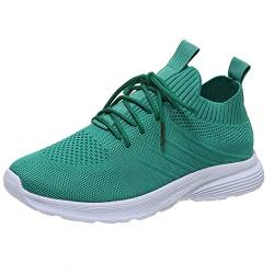 Zannycn Sneaker Damen Leichtgewichts Barfußschuhe Casual Wasserdicht rutschfeste Slip On Cushion Wasserdicht Dicke Flach Straßenlaufschuhe Walkingschuhe Sneaker Damen Schuhe von Zannycn