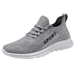 Zannycn Sneaker Herren Arbeitsschuhe Herren Sicherheitsschuhe Wanderschuhe Herren Komfort Fitness Sneaker Mit Dämpfung Walkingschuhe Arbeitsschuhe Jogging-Schuhe für Männer von Zannycn