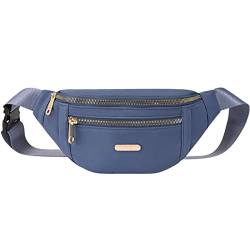 Multi Taschen Joggen Laufen Frauen Männer Gürteltasche Oxford Stoff Sport mit Reißverschluss(Blau) von Zaphara