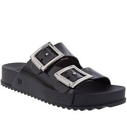 Zaxy Damen Partner Slides Sandalen Schwarz 39 EU von Zaxy