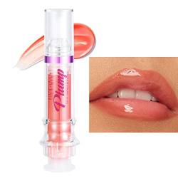 Lippenöl | Glanzlippenöl | Tragbarer, nicht klebender Lip Plumping Gloss, langanhaltender, getönter Lipgloss für Frauen, Mädchen, feuchtigkeitsspendend, Geburtstagsgeschenk Zceplem von Zceplem