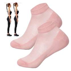 Zceplem Socken zur Erhöhung der Körpergröße - 2 unsichtbare Einlagen für größere Schuhe - Bequeme Fersenschalen, rutschfeste Schuheinlagen für Männer und Frauen, Fußunterstützung, von Zceplem