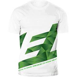 ZEC+ Herren Shirt Athletic Polygon in Weiß Größe S von Zec+ Nutrition